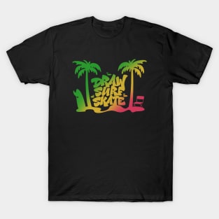 Draw Sure Skate bEach T-Shirt